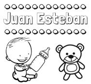 Divertidos dibujos de nombres: peluche y bebé