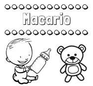 Divertidos dibujos de nombres: peluche y bebé