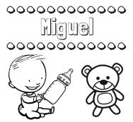 Divertidos dibujos de nombres: peluche y bebé