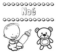 Divertidos dibujos de nombres: peluche y bebé