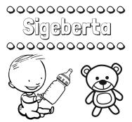 Divertidos dibujos de nombres: peluche y bebé