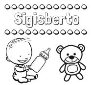 Divertidos dibujos de nombres: peluche y bebé