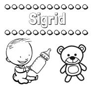 Divertidos dibujos de nombres: peluche y bebé