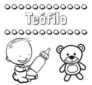 Divertidos dibujos de nombres: peluche y bebé