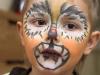 Maquillaje de león para niños