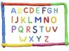 Letras de plastilina de colorea para aprender el abecedario