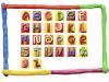 Letras del alfabeto para niños con plastilina