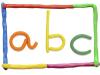 Letras de plastilina para niños
