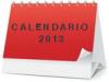 Dibujos del calendario de 2013 para colorear con los niños