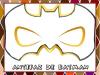 Antifaz de Batman para colorear en Carnaval