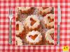 Recetas dulces para niños. Galletas corazón con centro de cristal