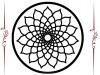Mandala de formas geométricas para colorear