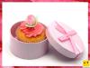 Cupcake con caja para regalar el Día de la Madre