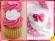 Cupcakes de buttercream y fondant para el Día de la Madre