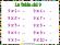 Tabla de multiplicar del 9. Ejercicios para niños
