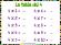 Tabla de multiplicar del 4. Ejercicios para niños