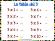 Tabla de multiplicar del 3. Ejercicios para niños