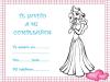 Invitaciones de cumpleaños con dibujos para imprimir de princesas