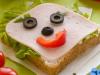 Sandwich sonriente para niños