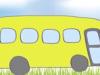 Dibujos de transportes para niños. Cómo dibujar un autobús