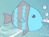 Cómo dibujar un pez. Dibujos infantiles de animales marinos