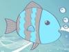 Cómo dibujar un pez. Dibujos infantiles de animales marinos