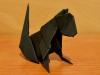 Vídeo de origami de gato negro. Manualidades para niños