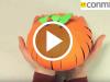 Cómo hacer una calabaza o naranja con cartulina