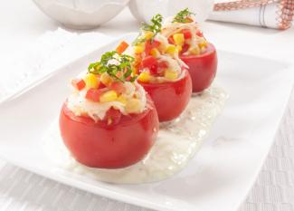 Recetas de cocina fáciles: Tomates rellenos de atún