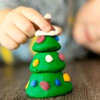 Manualidades arboles de navidad para niños