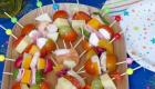Mini brochetas saladas: recetas infantiles paso a paso