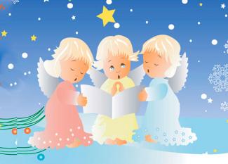 Noche de paz. Letras de canciones de Navidad para niños
