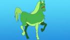 El caballo verde, canción divertida para niños