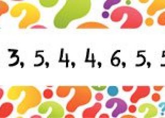 Letras de los números en inglés. Serie matemática para niños