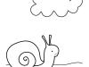 Caracol feliz: dibujo para colorear e imprimir