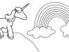 Unicornio: dibujo para colorear e imprimir