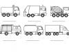 Camiones: dibujos para colorear e imprimir