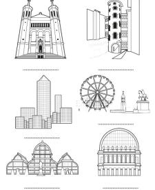 Lyon: dibujos para colorear e imprimir