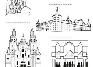 España: dibujo para colorear e imprimir