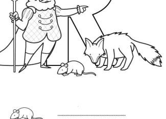 Letra R: dibujo para colorear e imprimir