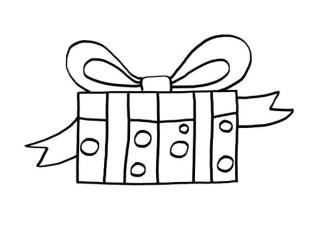 Regalo: dibujo para colorear e imprimir