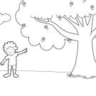 El árbol de los chupetes: dibujo para colorear e imprimir