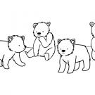 Carnaval de los osos: dibujo para colorear e imprimir