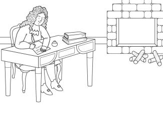 Charles Perrault: dibujo para colorear e imprimir