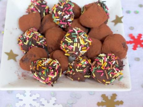 Trufas de chocolate negro: receta paso a paso