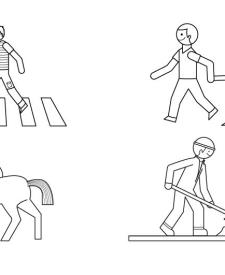 Señales de tráfico: dibujo para colorear e imprimir