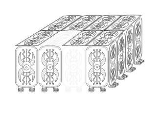 Tortuga romana: dibujo para colorear e imprimir
