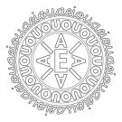 Mandala de letras: dibujo para colorear e imprimir