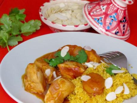 Tajine con albaricoques: receta paso a paso