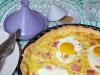 Tarta oriental de jamón y huevos: receta fácil paso a paso